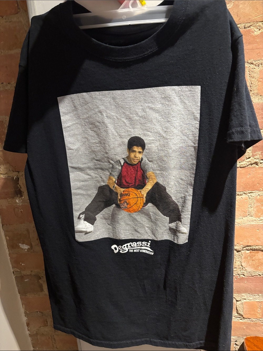 Black Degrassi Graphic Tee- Drake